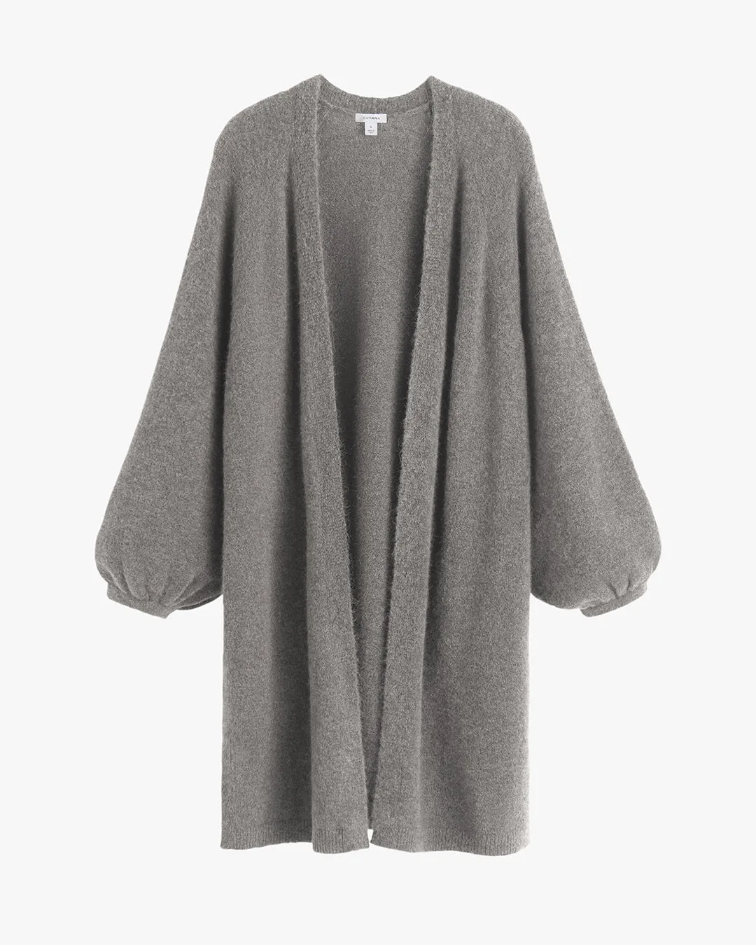 Alpaca Wool Long Cardigan