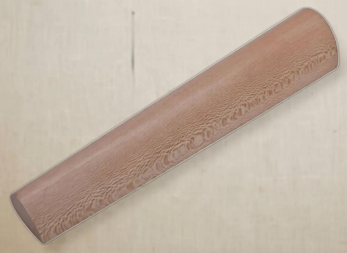 Armreif- & Armband-Dorn — 14 Zoll, tropfenförmiges Holzprofil, zum Hämmern und Formen