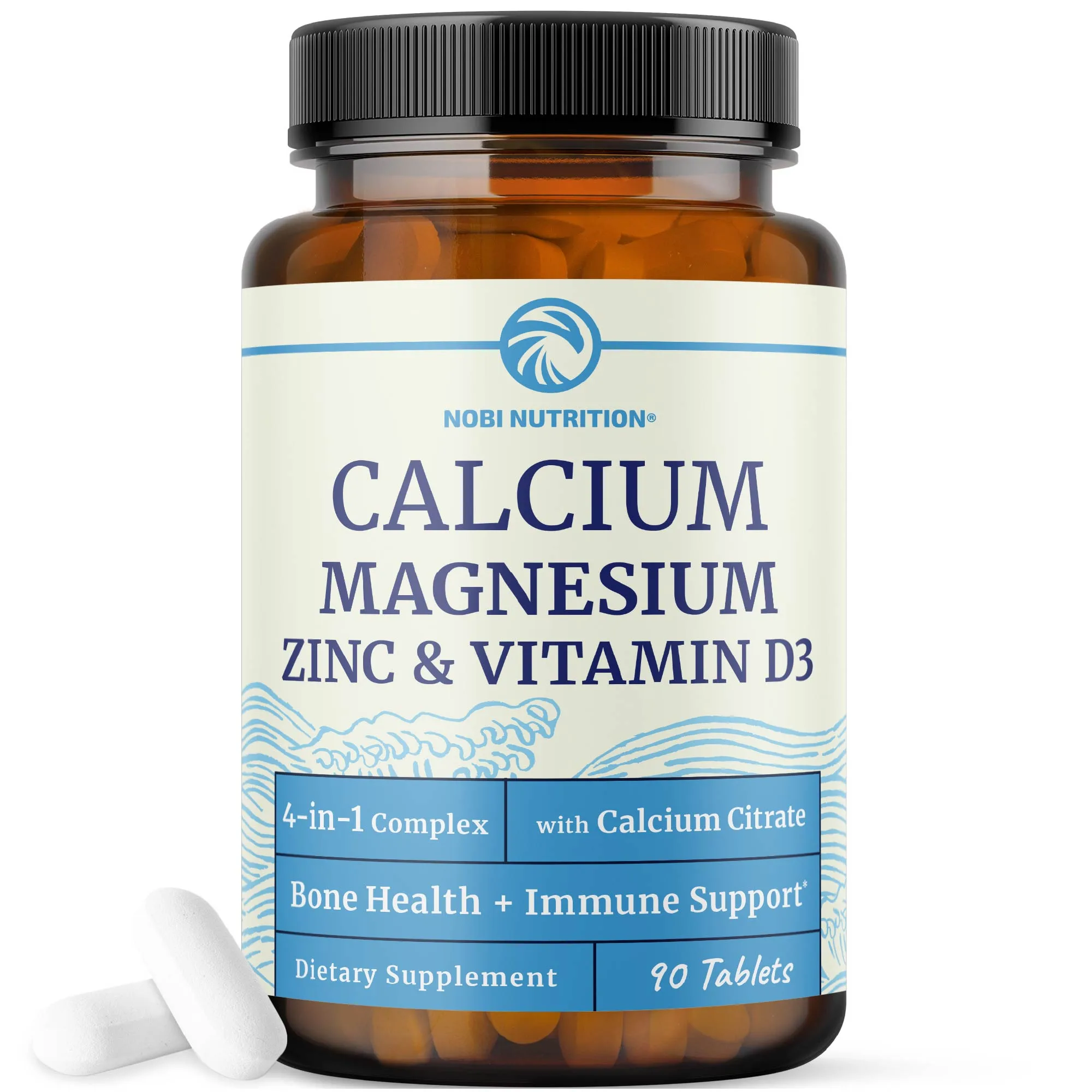 Calcium, Magnesium, Vitamin D, and Zinc Tablets