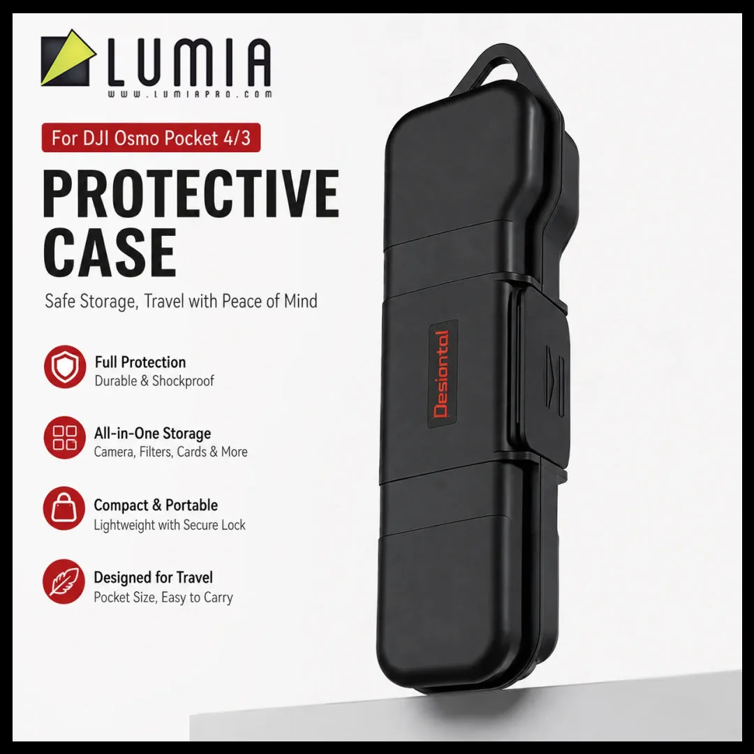 Protect DJI Osmo Pocket 3/4: Case & Screen Protector Guide