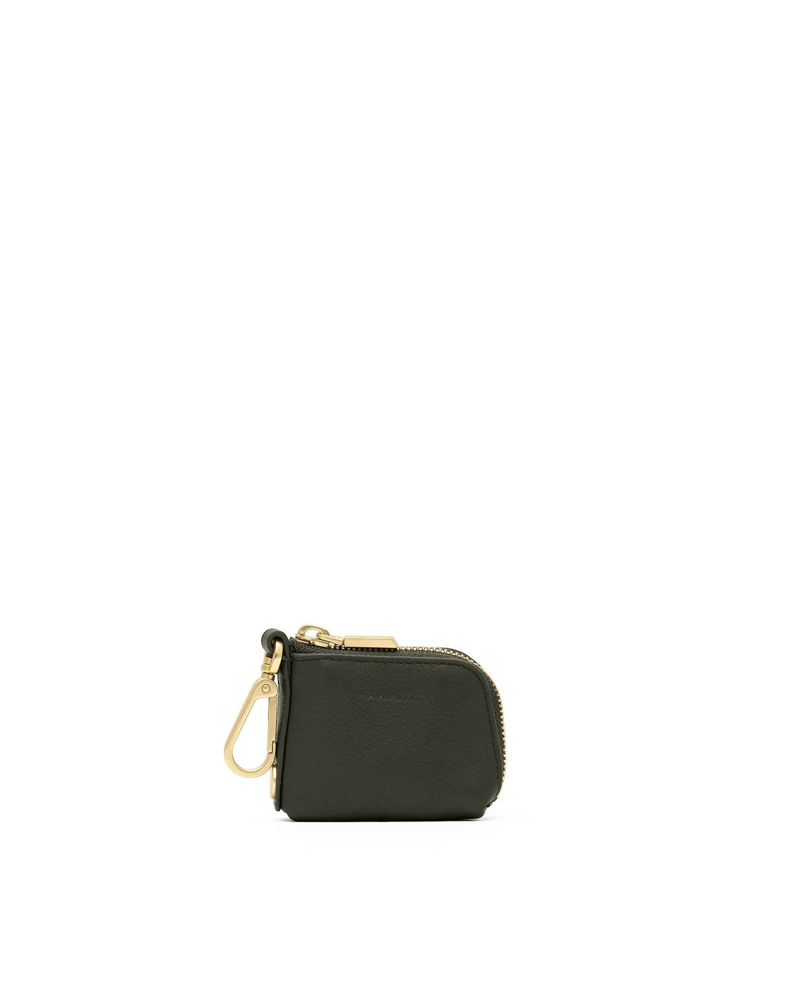 Syd Pouch | Twin Crest Pebble/Brushed Gold