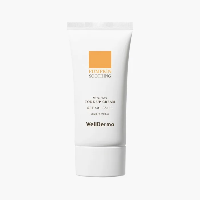 웰더마 펌킨 비타 톡스 톤업 크림 SPF50+ 50ml