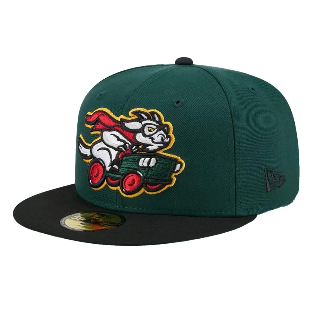 Hickory Crawdads New Era Hickory Goat-Karts 59Fifty Fitted Cap