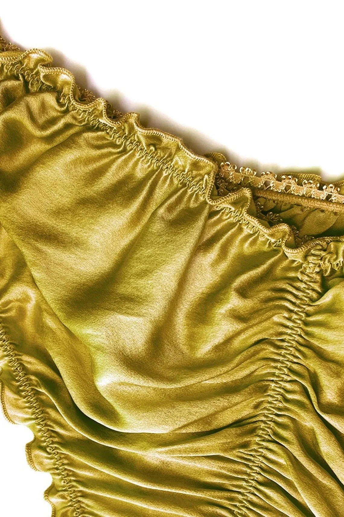 Panty bloomer Oleander en mousseline de soie teinte biologiquement jaune souci