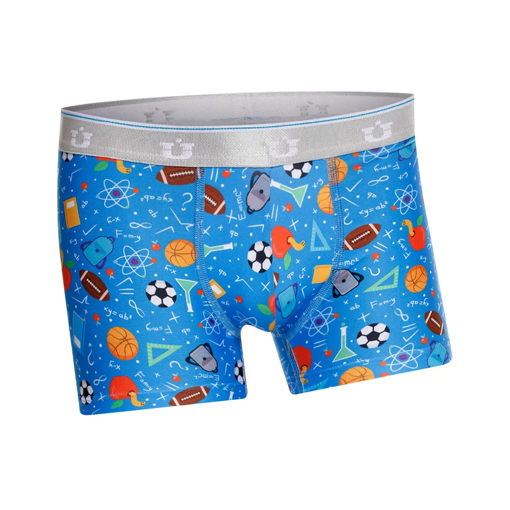 KIDDIE MID-ANKLE BOXER BLUE LESSON