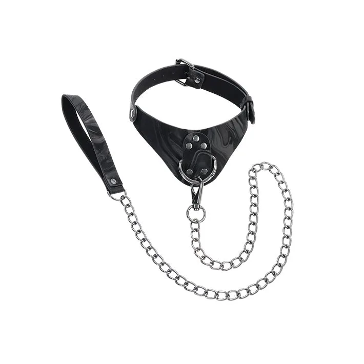 Velvet Noir Collar & Leash