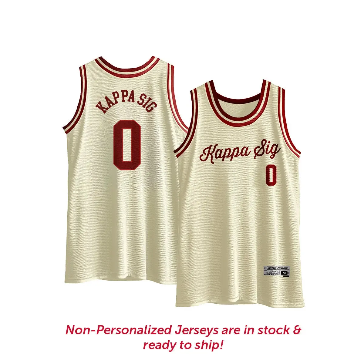 Kappa Sig Non-Personalized Retro Basketball Jersey