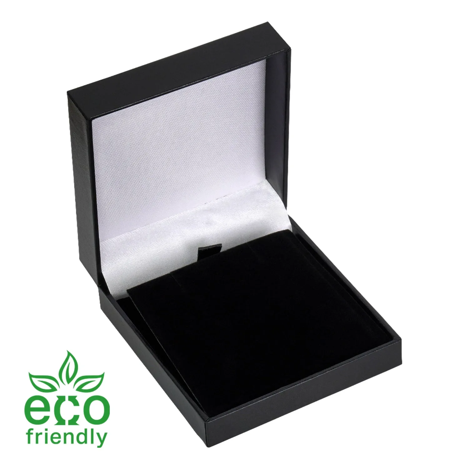 Boîte universelle de luxe en papier écologique avec insert velours