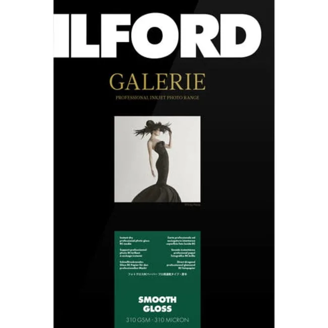 Ilford 2001737 13x19 25 Sheet Galerie Prestige Smooth Gloss Paper