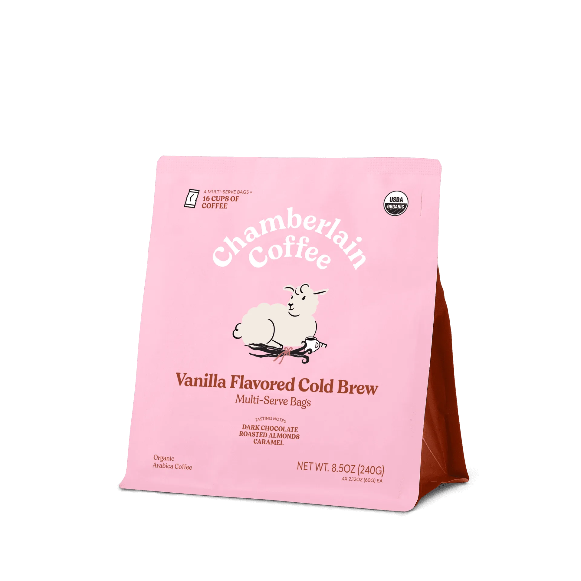 Organic Vanilla Cold Brew Elephant Large Coffee Bags
