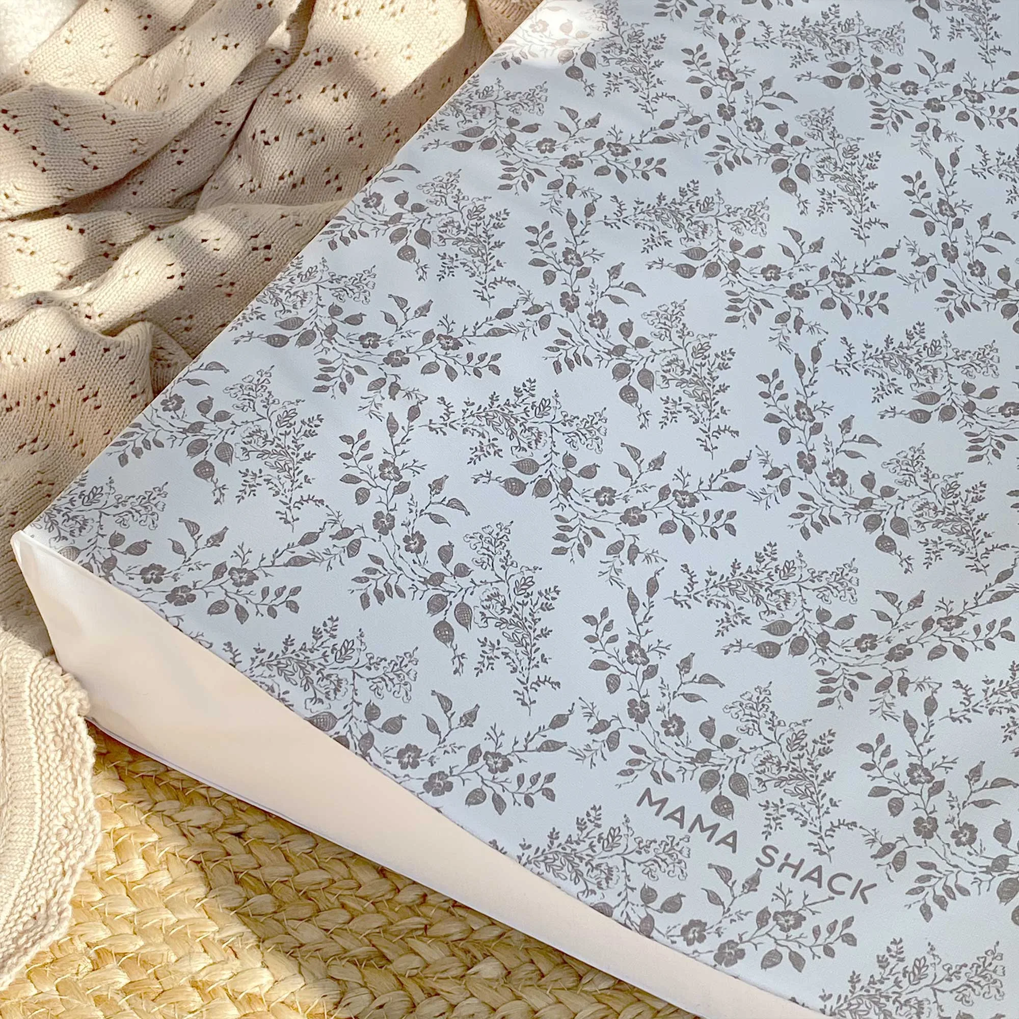 Anti Roll Wedge Changing Mat - Vintage Floral