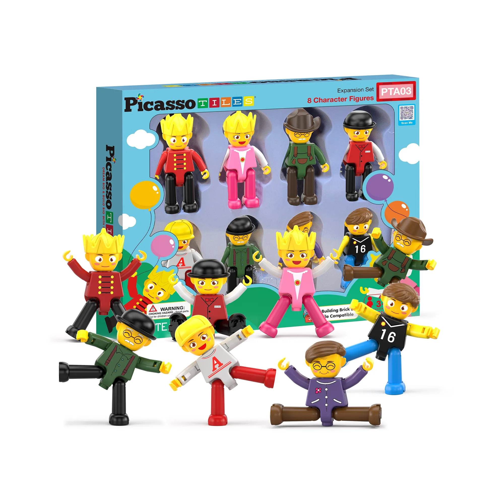 How to Use Character Action Figures with Magnetic Tile Sets