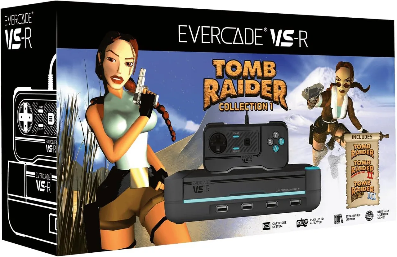 Evercade VS-R Console - Tomb Raider Pack