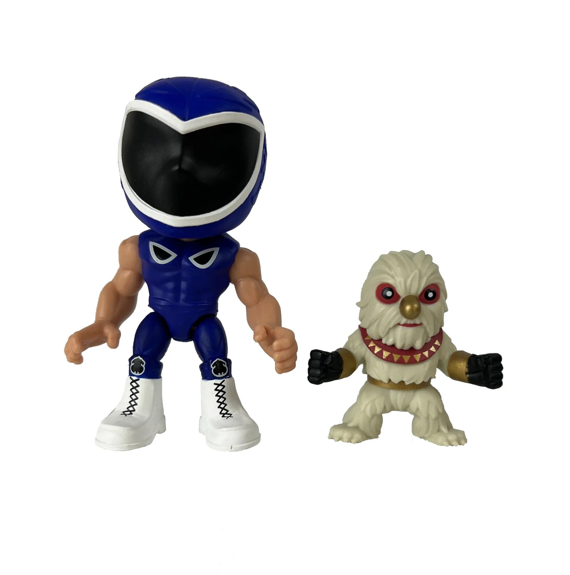 Legends of Lucha Libre - Luchacitos Mini Figurki Akcyjne - Tinieblas Jr., Niebieski Kostium