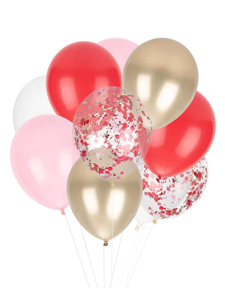 Candy Cane Classic Balloon Mix
