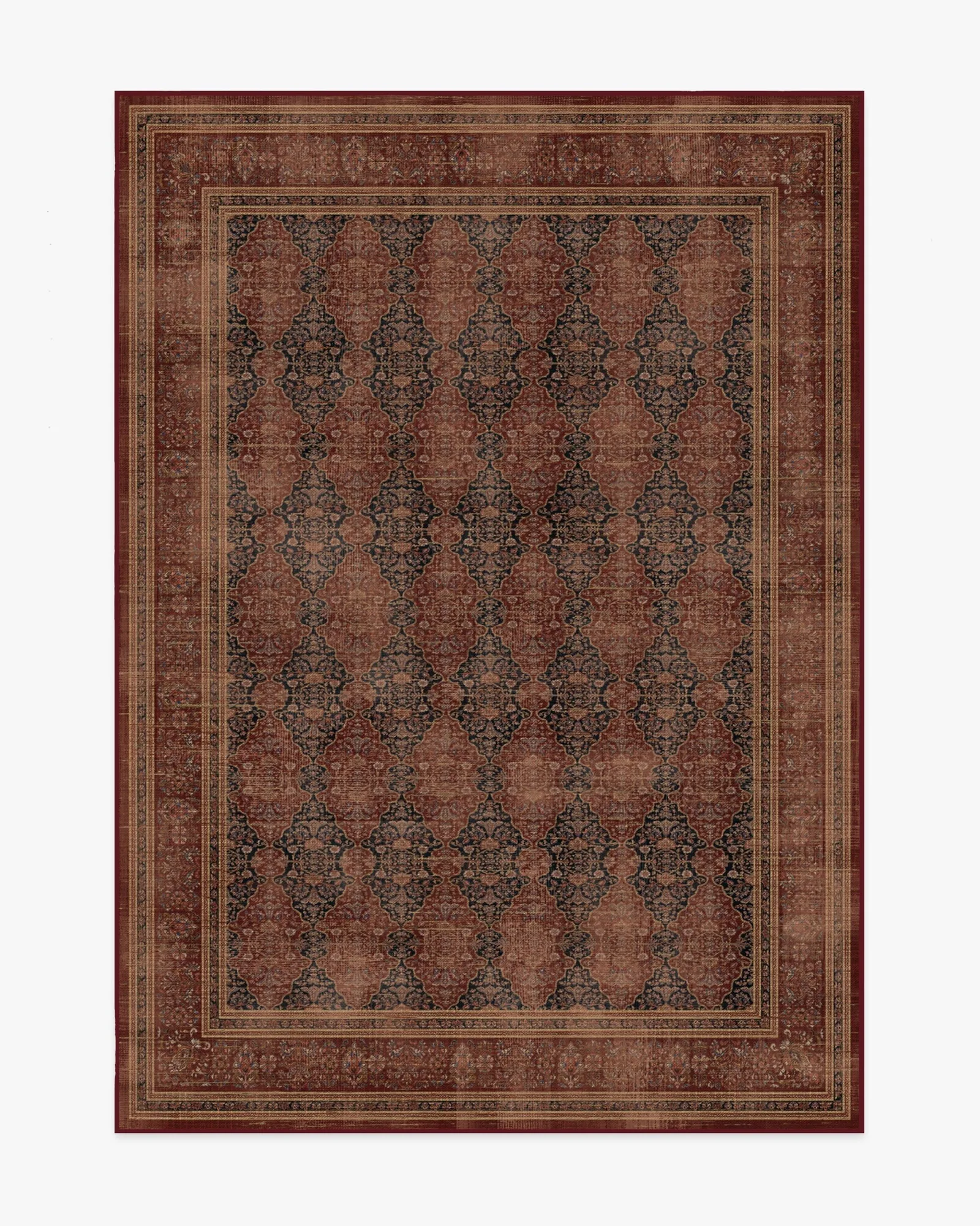 Vesper Amber Red Rug