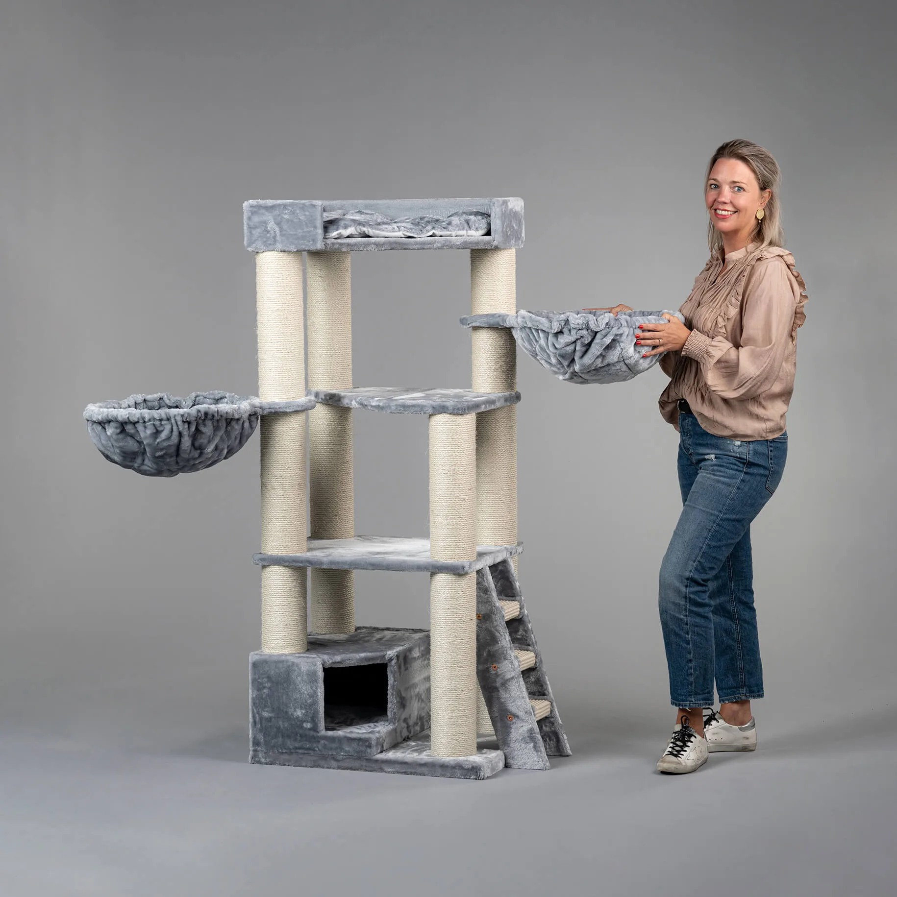Corner Cat XXL Light Grey