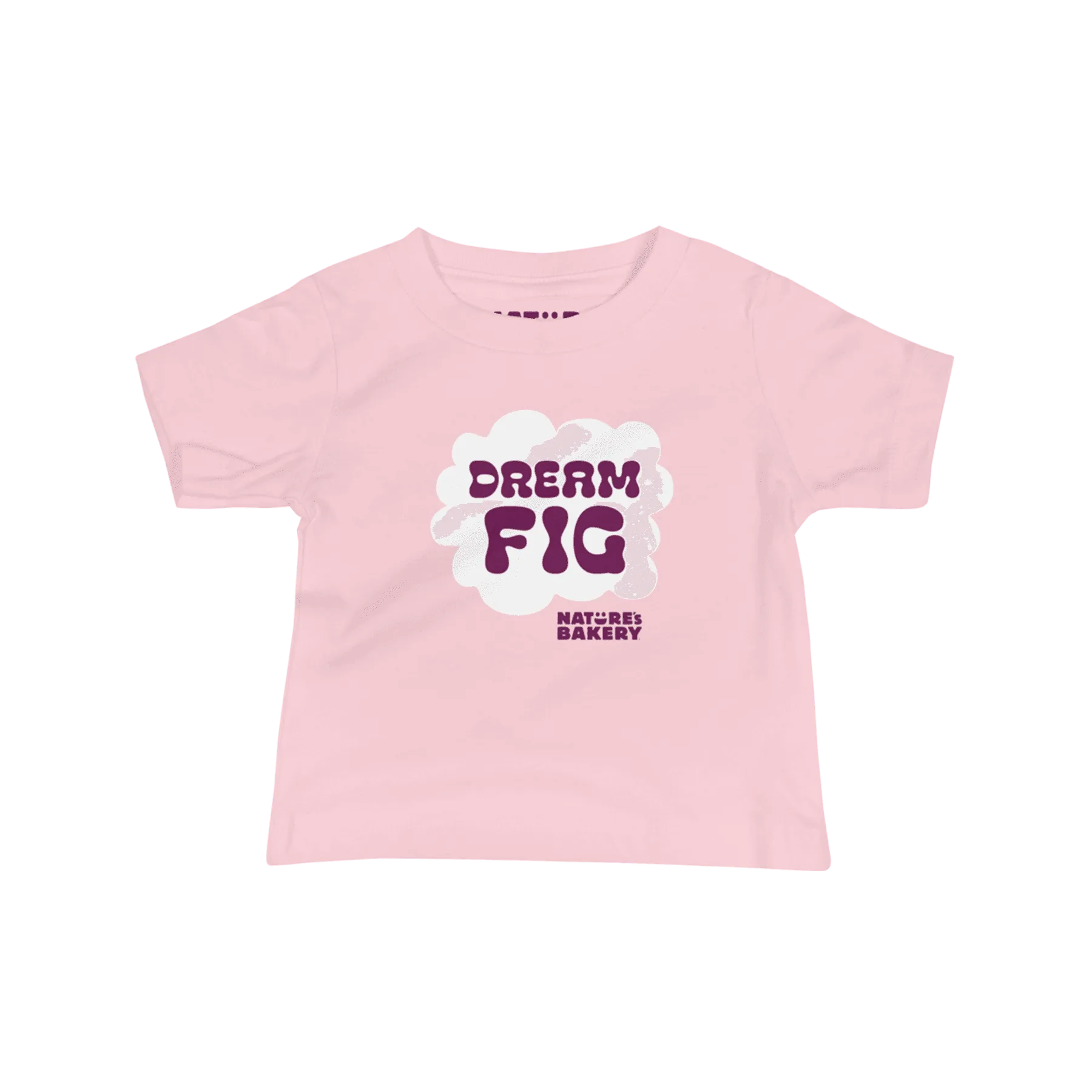 Dream Fig baby-T-shirt roze: maat- en pasvormgids