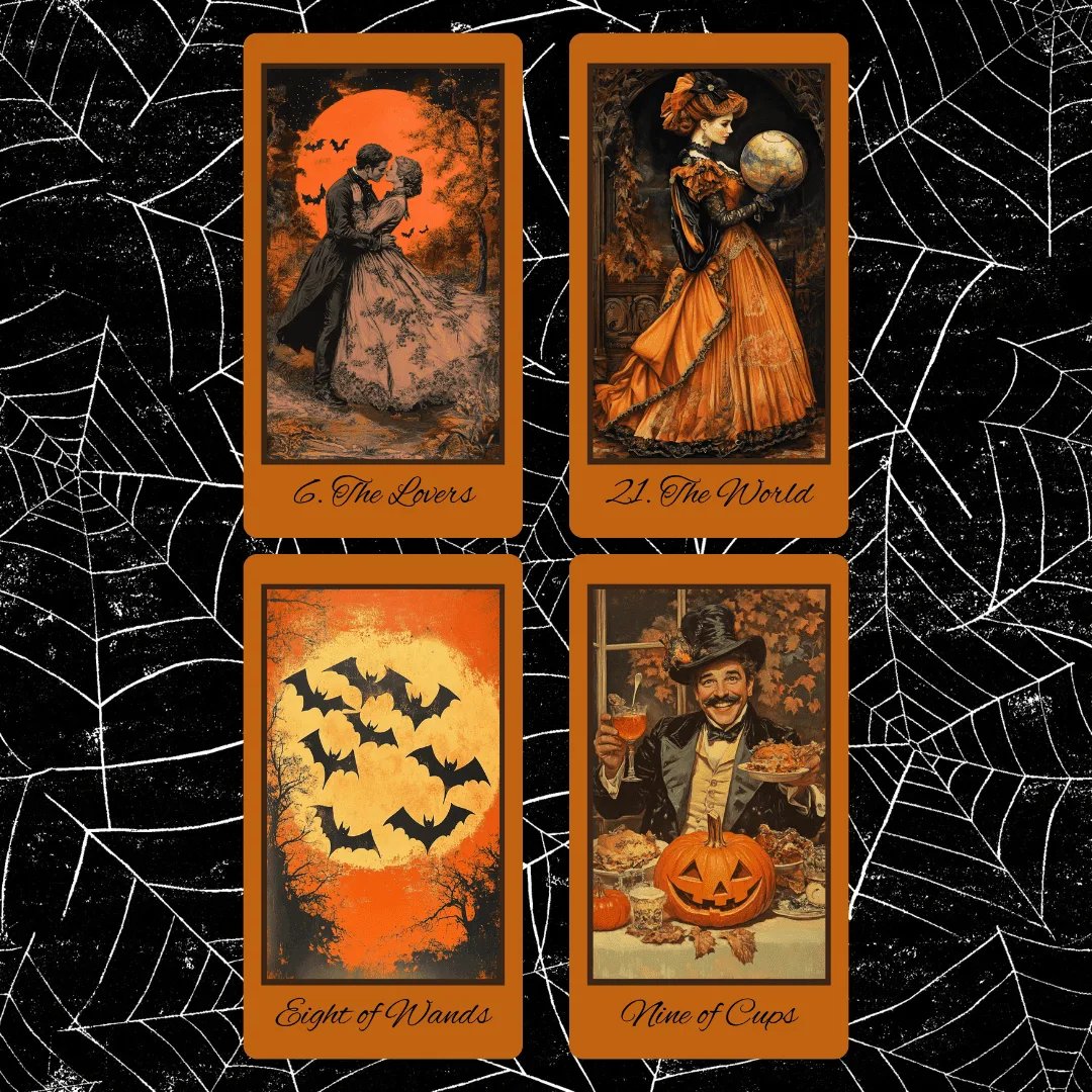 How to Use the Halloween Yesteryear Tarot for Vintage Spooky Readings