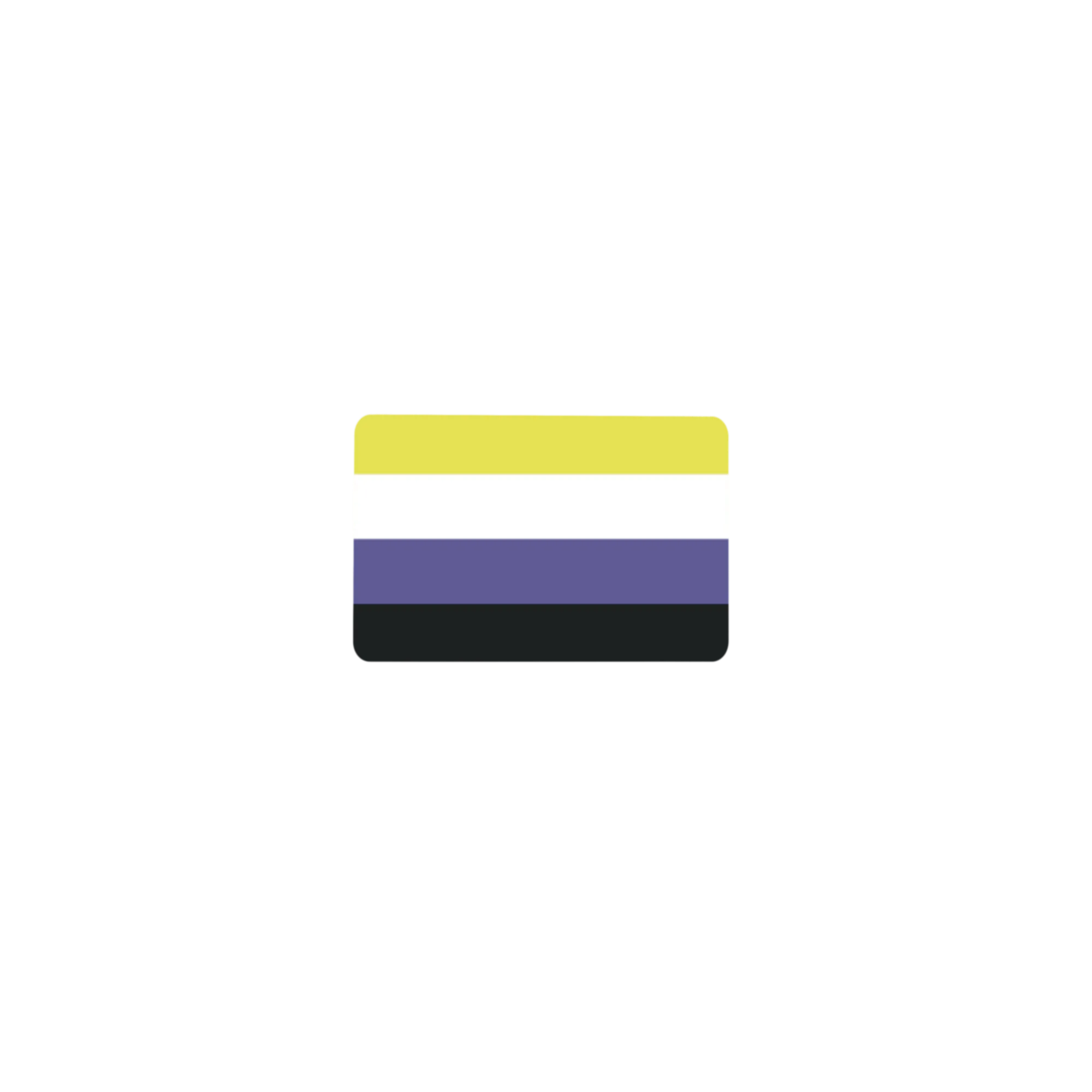 Nonbinary Flag Sticker