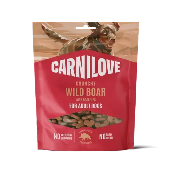 Carnilove Wild Boar with Rosehips Crunchy Dog Treats