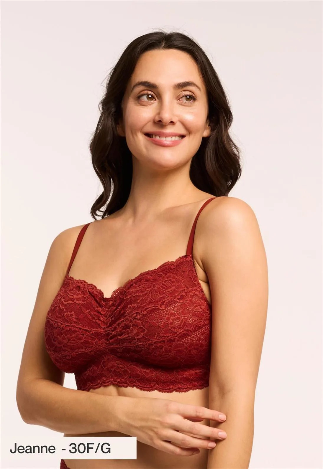 Spitzen-Bralette mit Körbchengröße