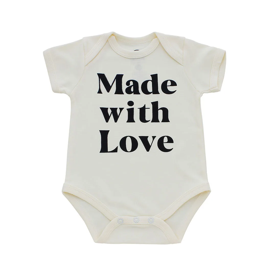 Made with Love Cotton Baby Bodysuit