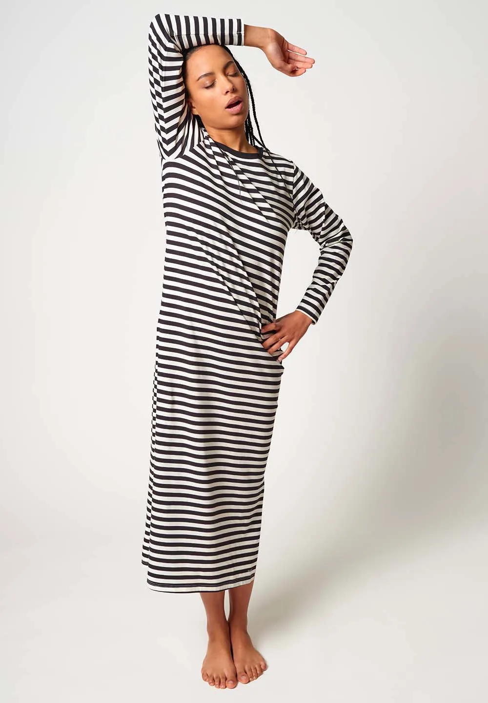 Night In Skiny 04 Sleepshirt long sleeve | 086989-08S917