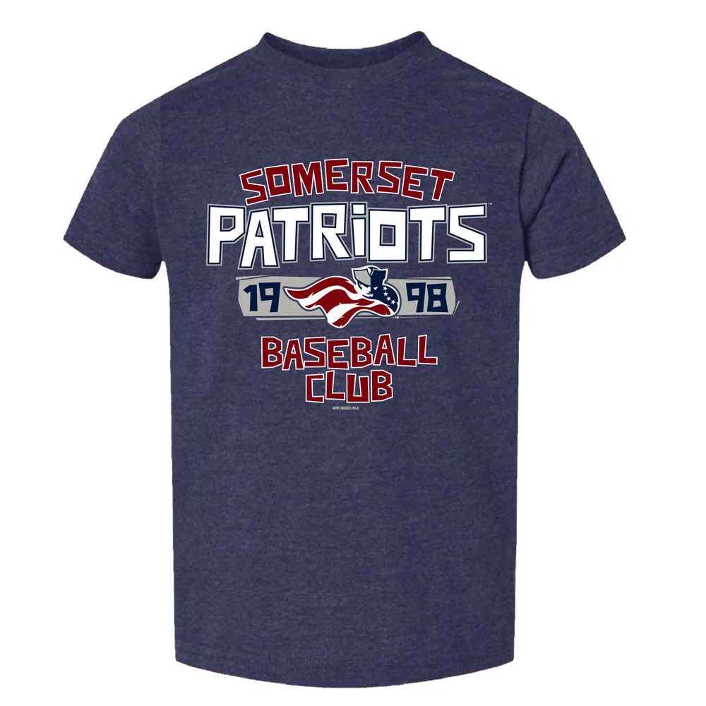 Somerset Patriots Toddler Whipoorwill Tee Sizing Guide