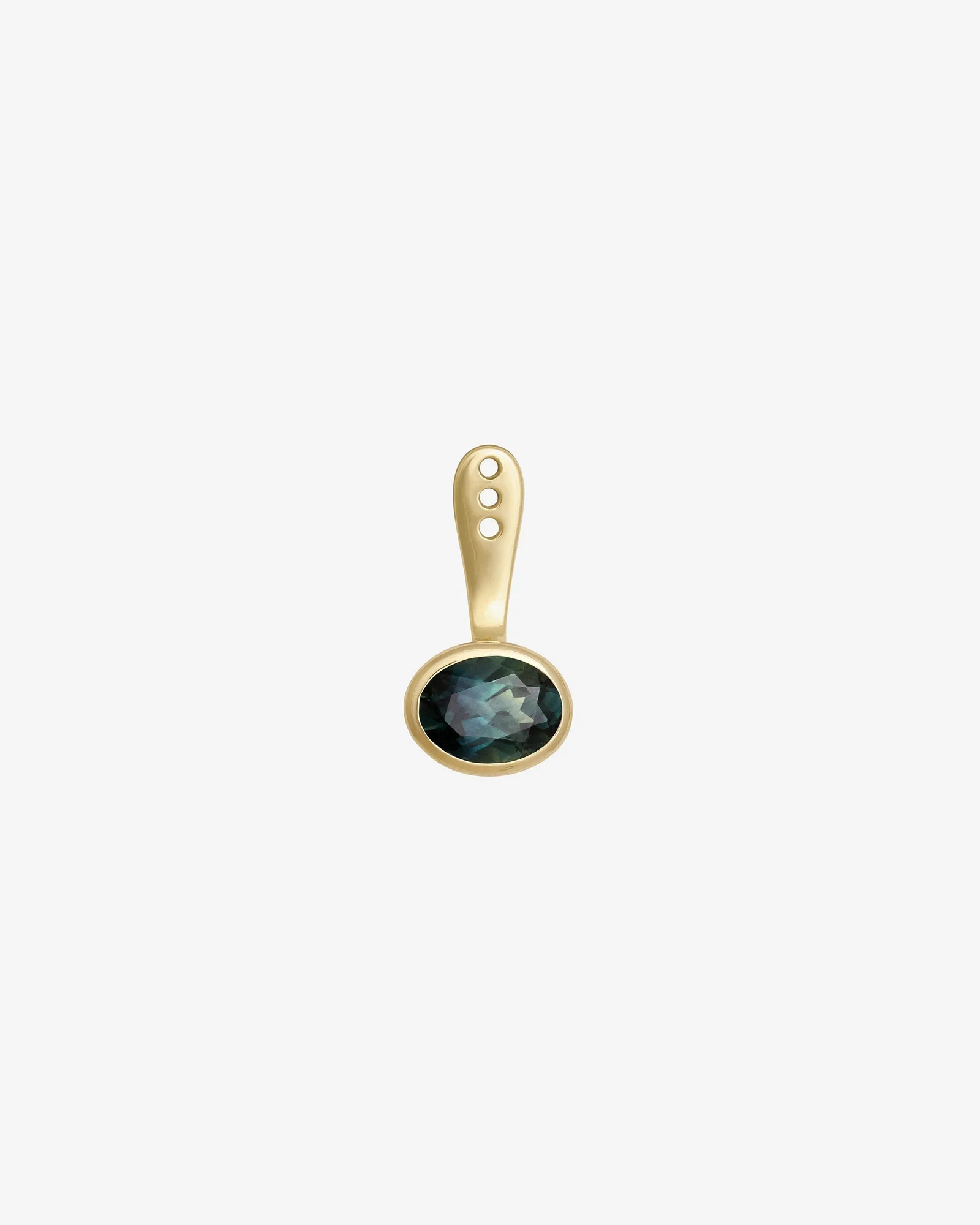 Orbit Sapphire Øreringe i massivt guld