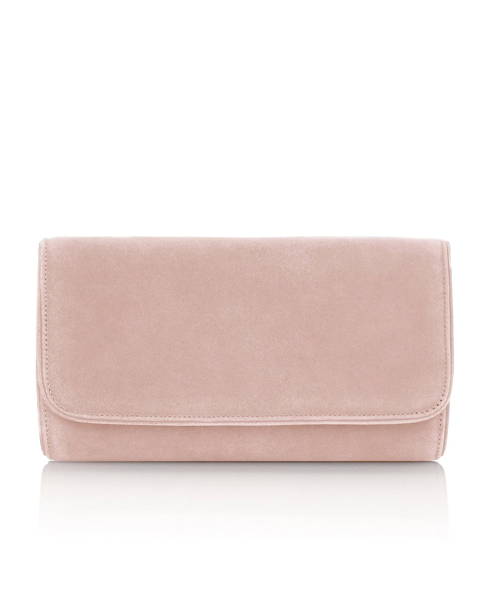 Comment porter le sac Natasha Misty Rose Suede du jour au soir