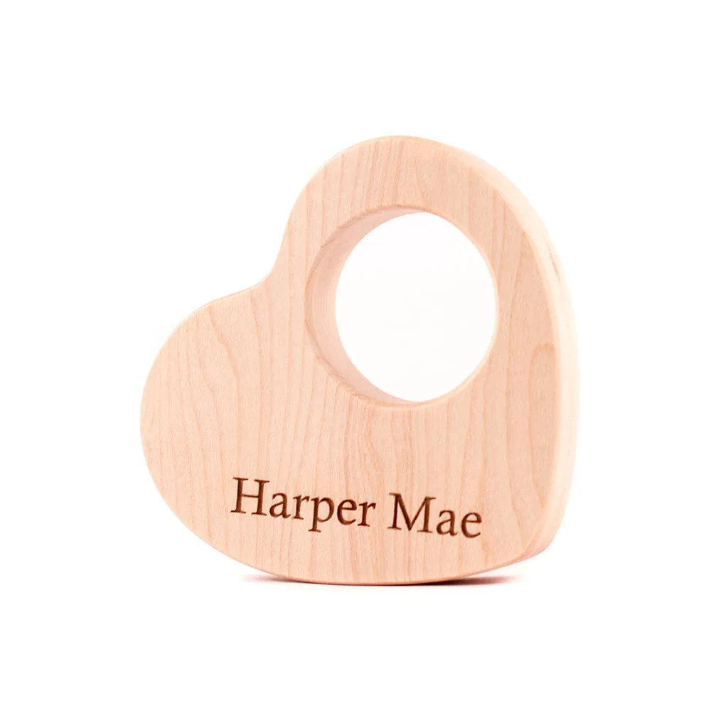 Heart Wood Teether