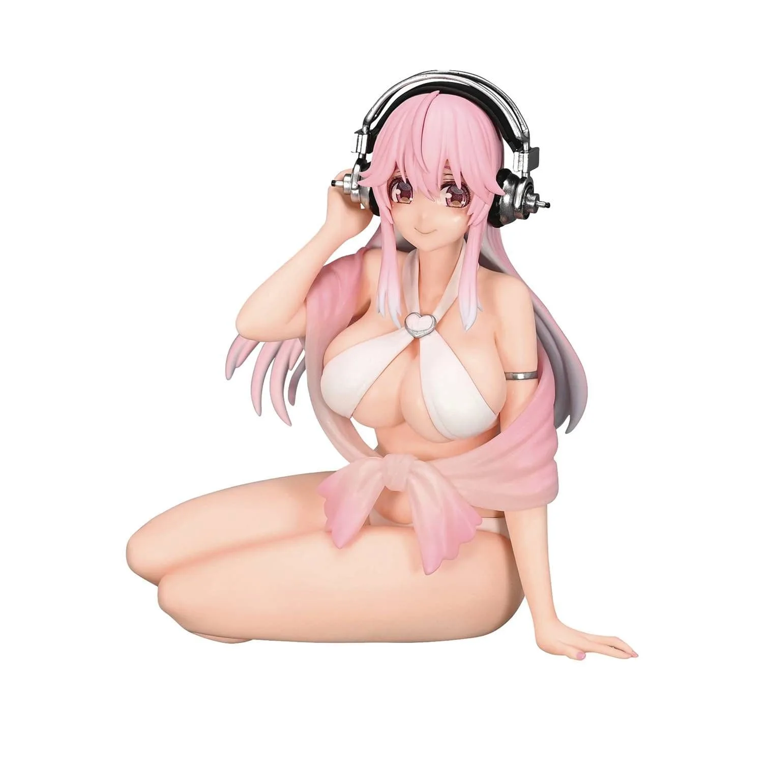 FuRyu - Super Sonico - Figura Super Sonico Noodle Stopper - Ver. Bikini Blanco