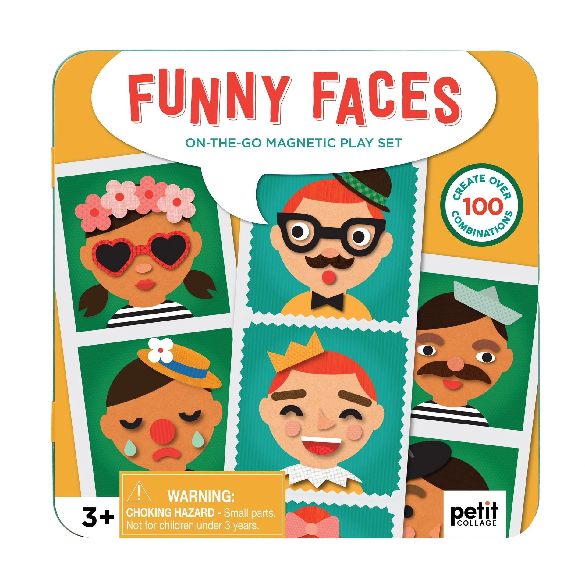 Funny Faces Magnetic Play Set