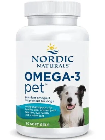 Nordic Naturals Omega-3 Pet Softgels Supplement for Dogs