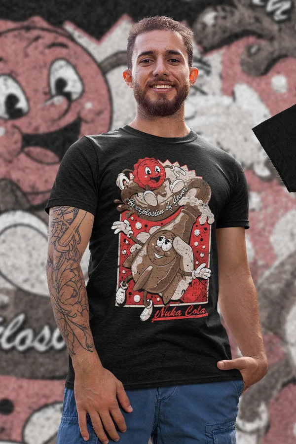 Como combinar a t-shirt vintage Nuka-Cola em looks casuais e de convenção