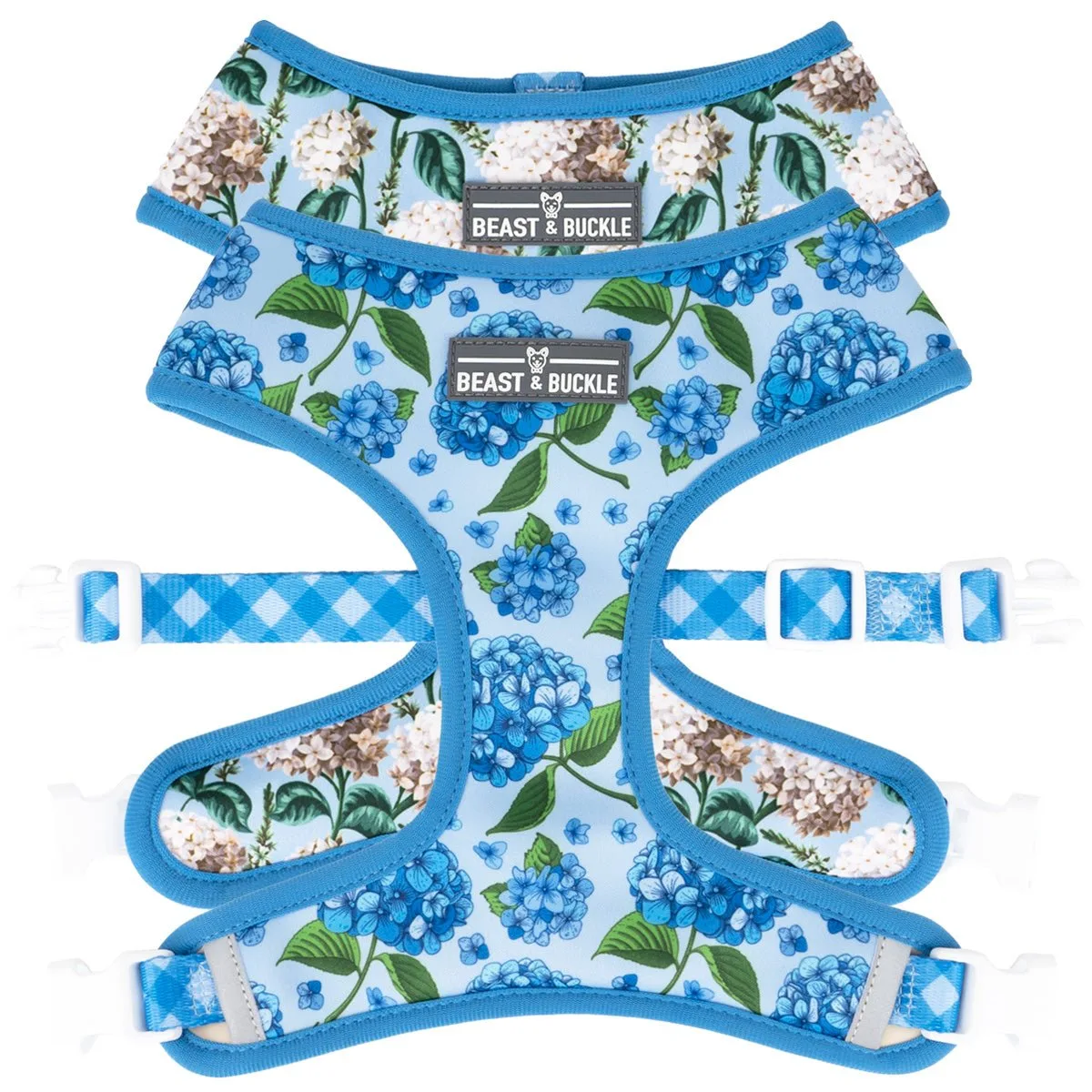 Hydrangea Reversible Dog Harness - CLEARANCE