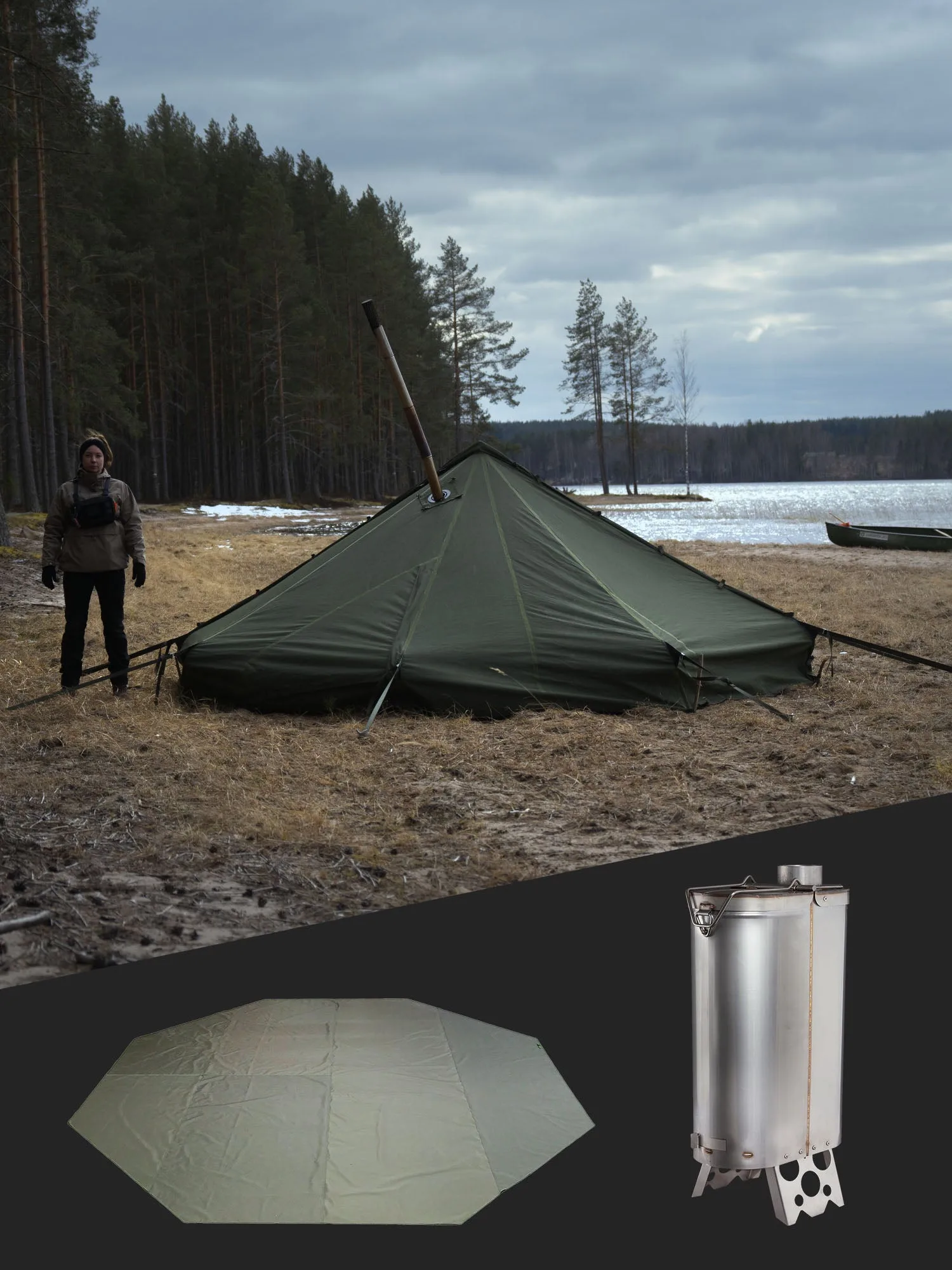 Hawu 8 field camp tent bundle