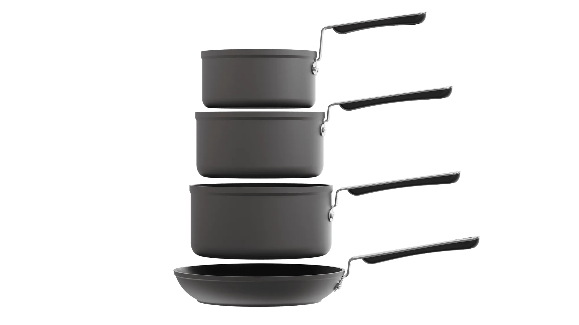 Commichef STACK Hard Annodised Aluminium 4 Piece Set
