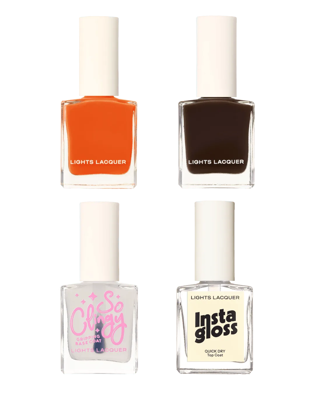 Quick Drying Espresso & Pumpkin Mani Set