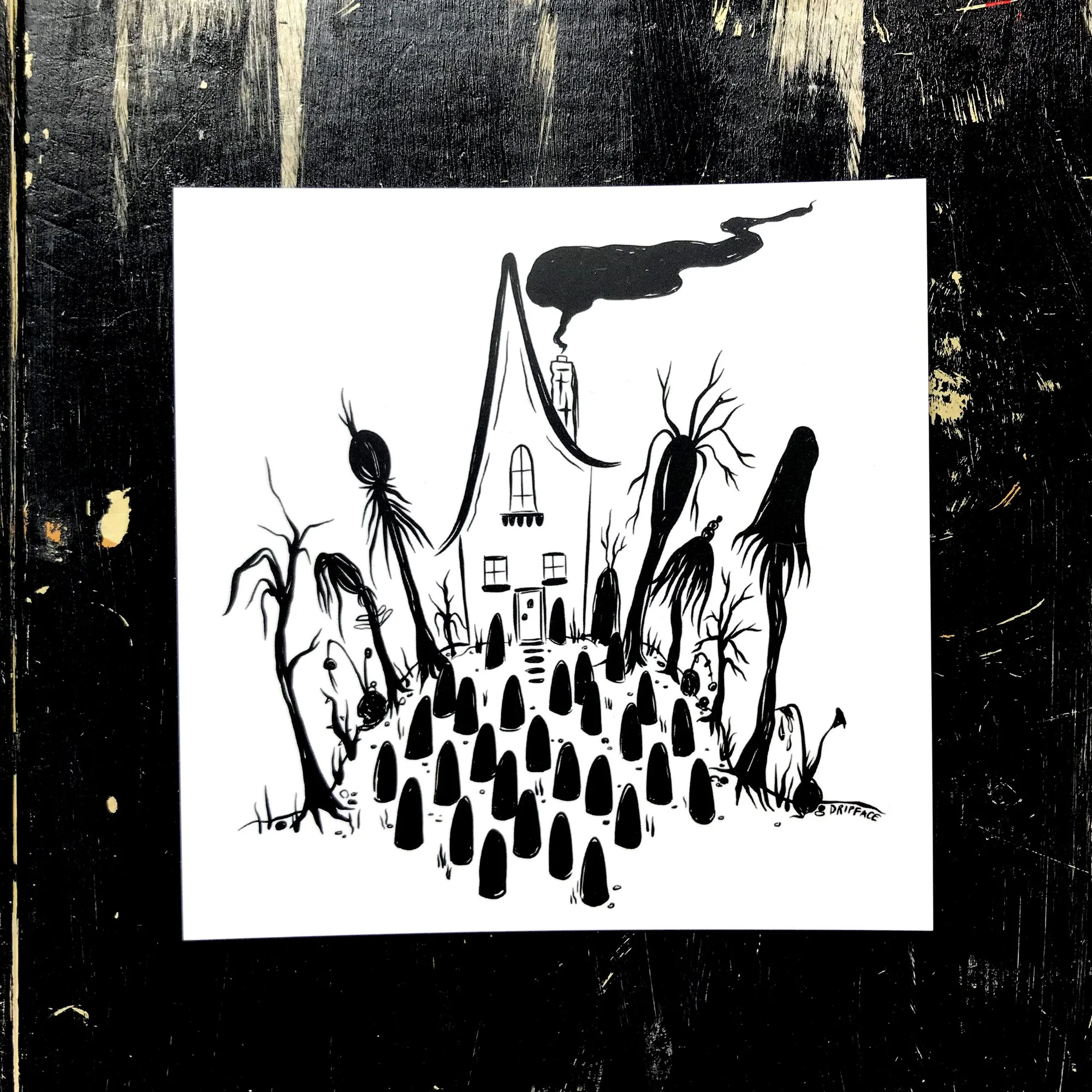 WELCOME HOME postcard print