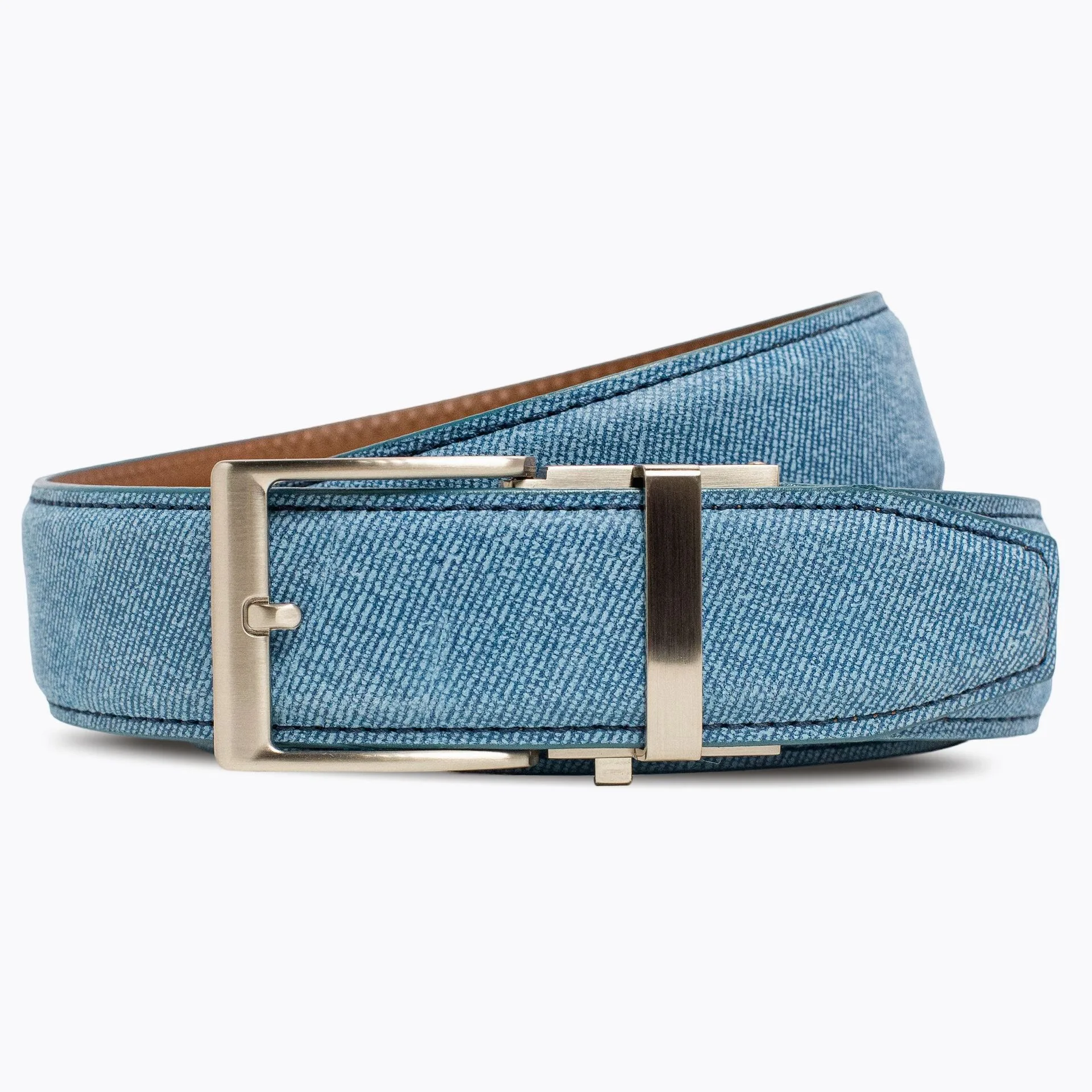Ostrich vs Denim Rowland Thomas Belt: Which Dress Style?