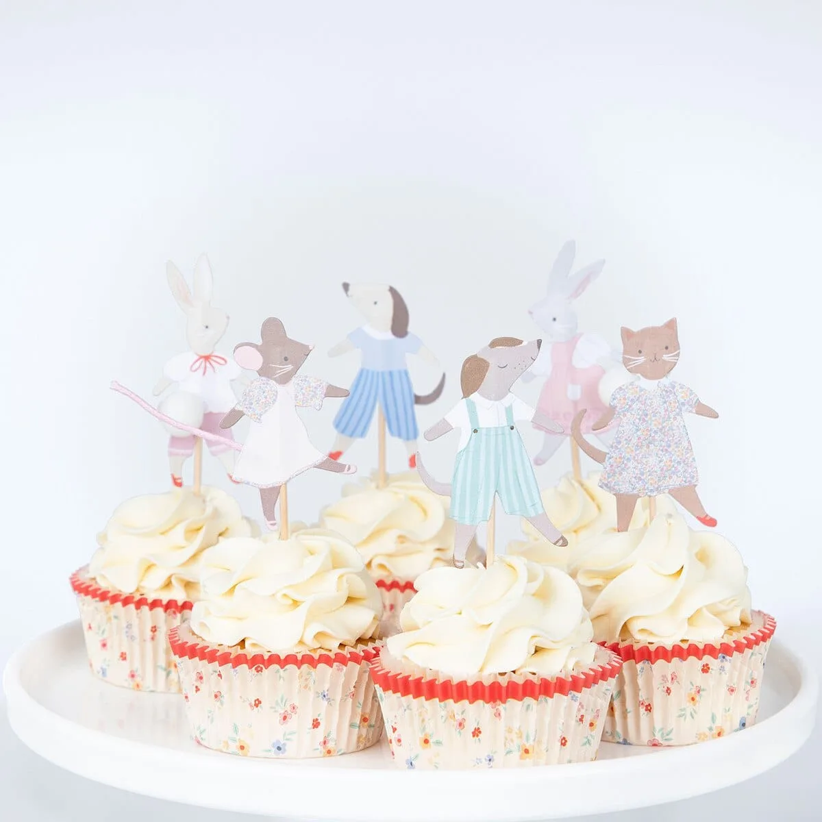 Animal Friends Cupcake Kit x 24 Toppers