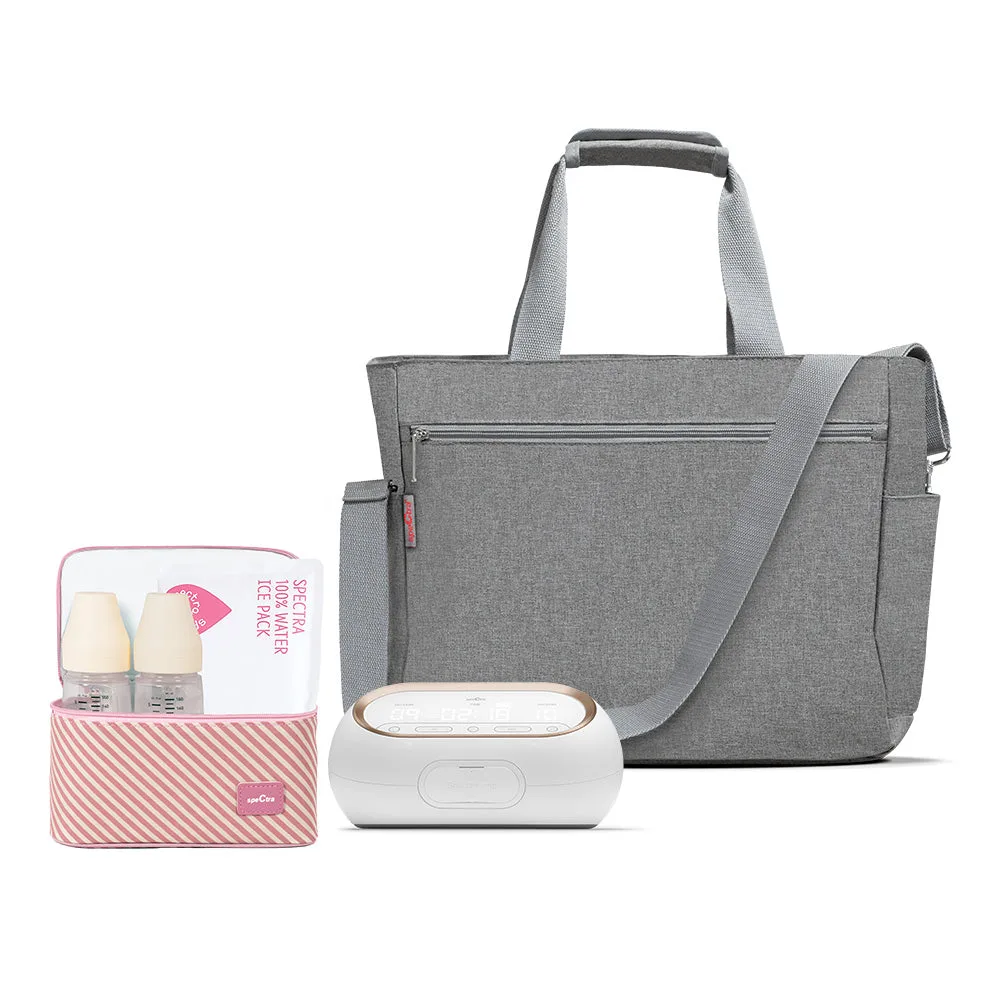 Pack portátil Synergy Gold® – Bolso y nevera rosa