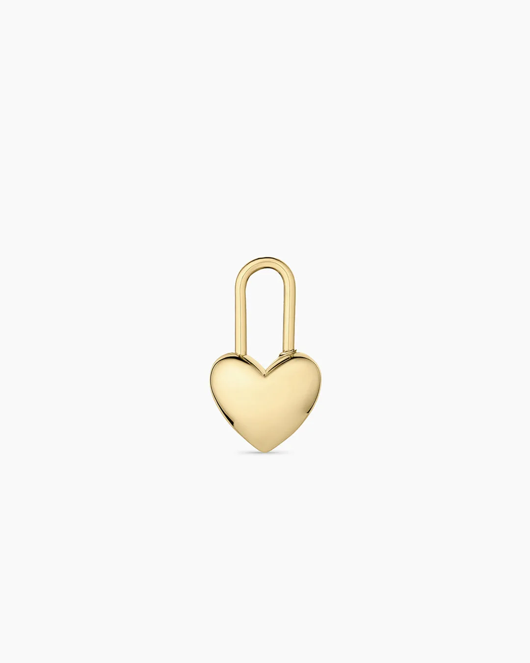 Heart Padlock Charm