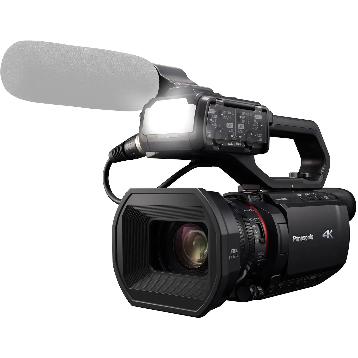 كاميرا باناسونيك HC-X2000 UHD 4K 3G-SDI/HDMI احترافية مع زوم 24x