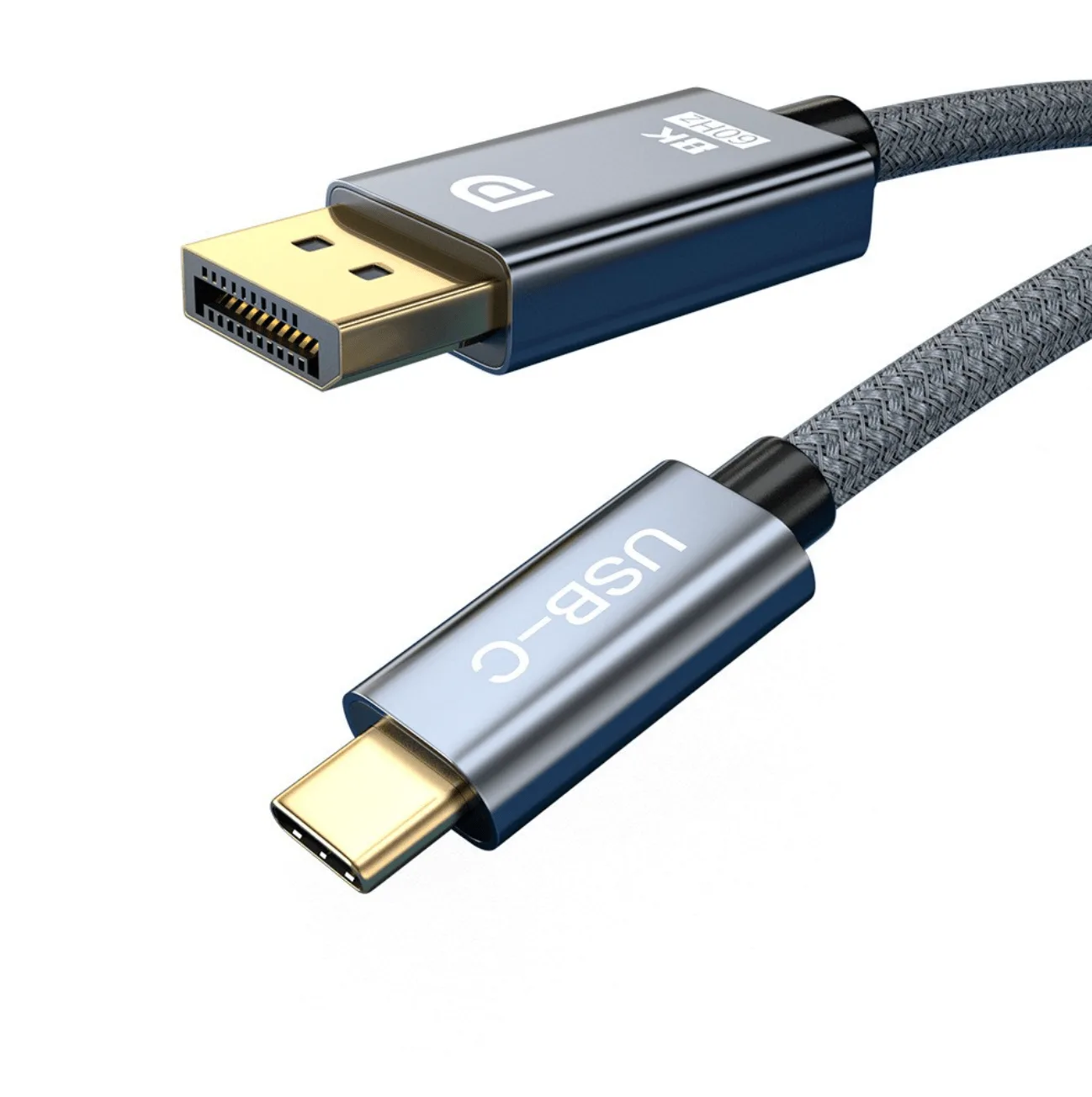 Câble USB-C vers DisplayPort 1.4 – 8K 60Hz / 4K 144Hz – HDR – Compatible MacBook, ordinateur portable – Stock UK