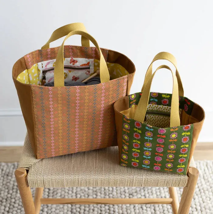 Fieldstone Tote by Noodlehead - Printed Paper Pattern