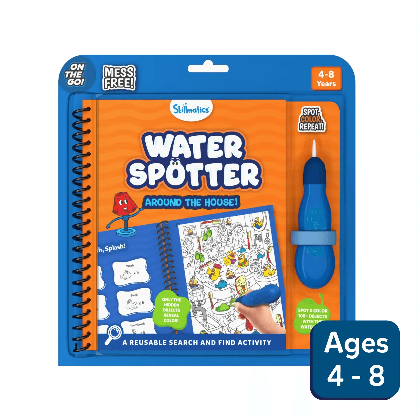 Water Spotter Around The House: Reusable Search & Find for Ages 4-8