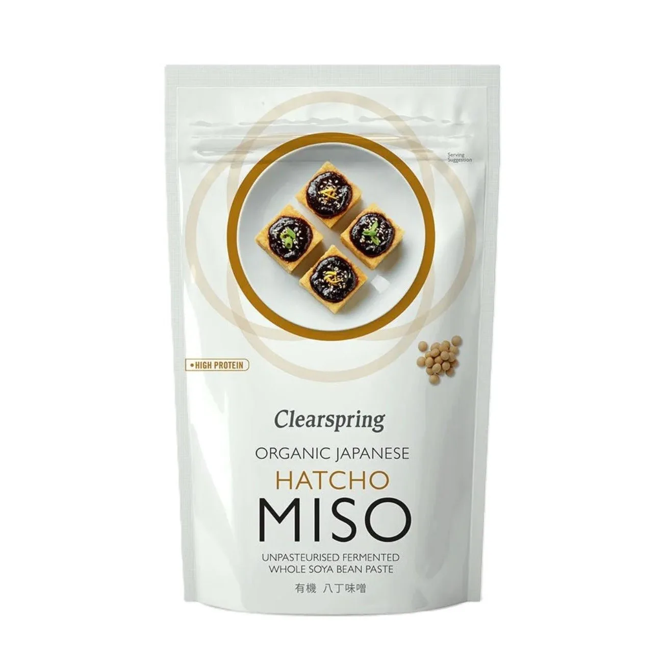 Organic Japanese Hatcho Miso Unpasteurised 100% 300g